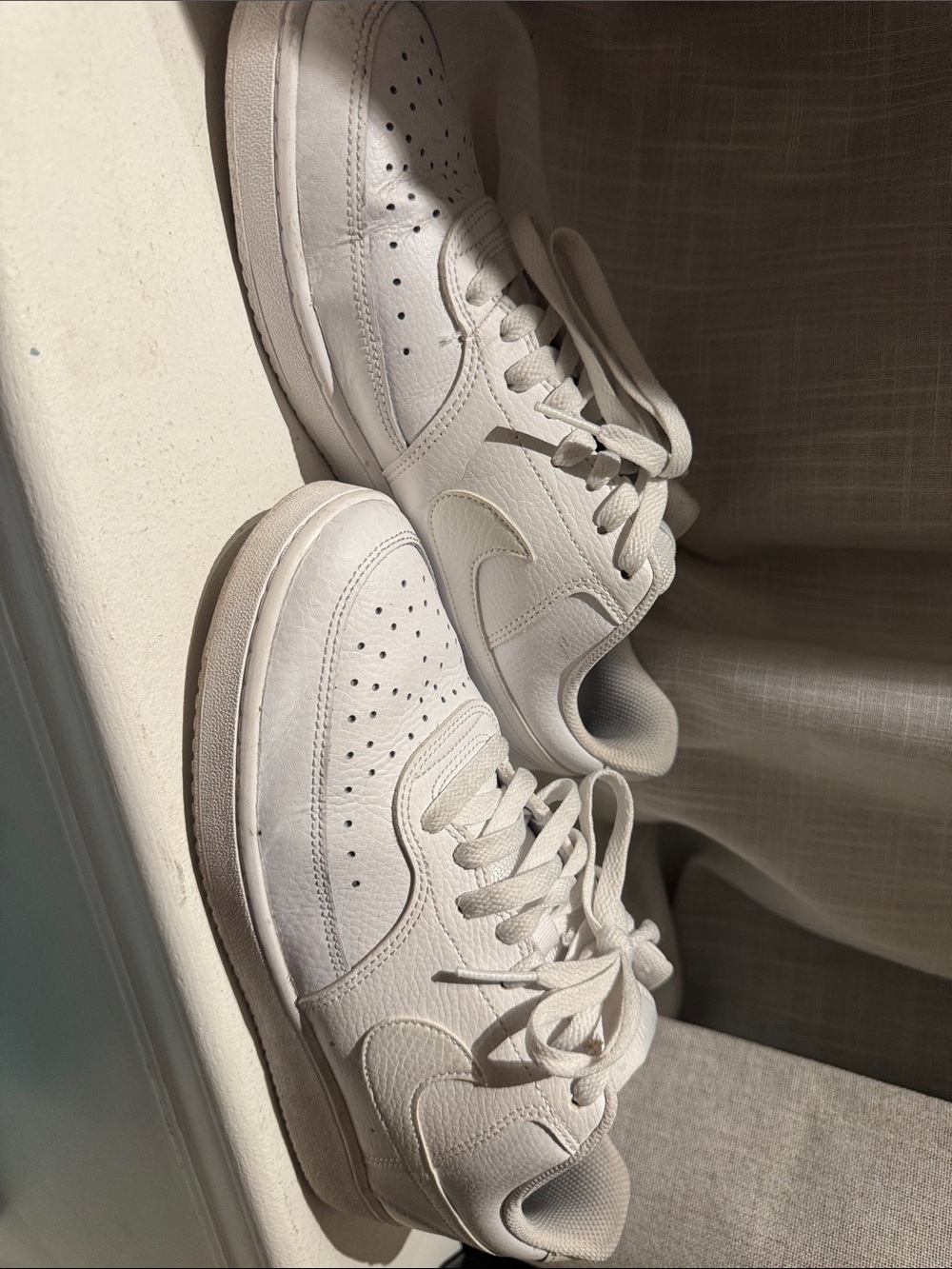 Nike Court Vision Low White Men 8.5 / Women 10 NEW